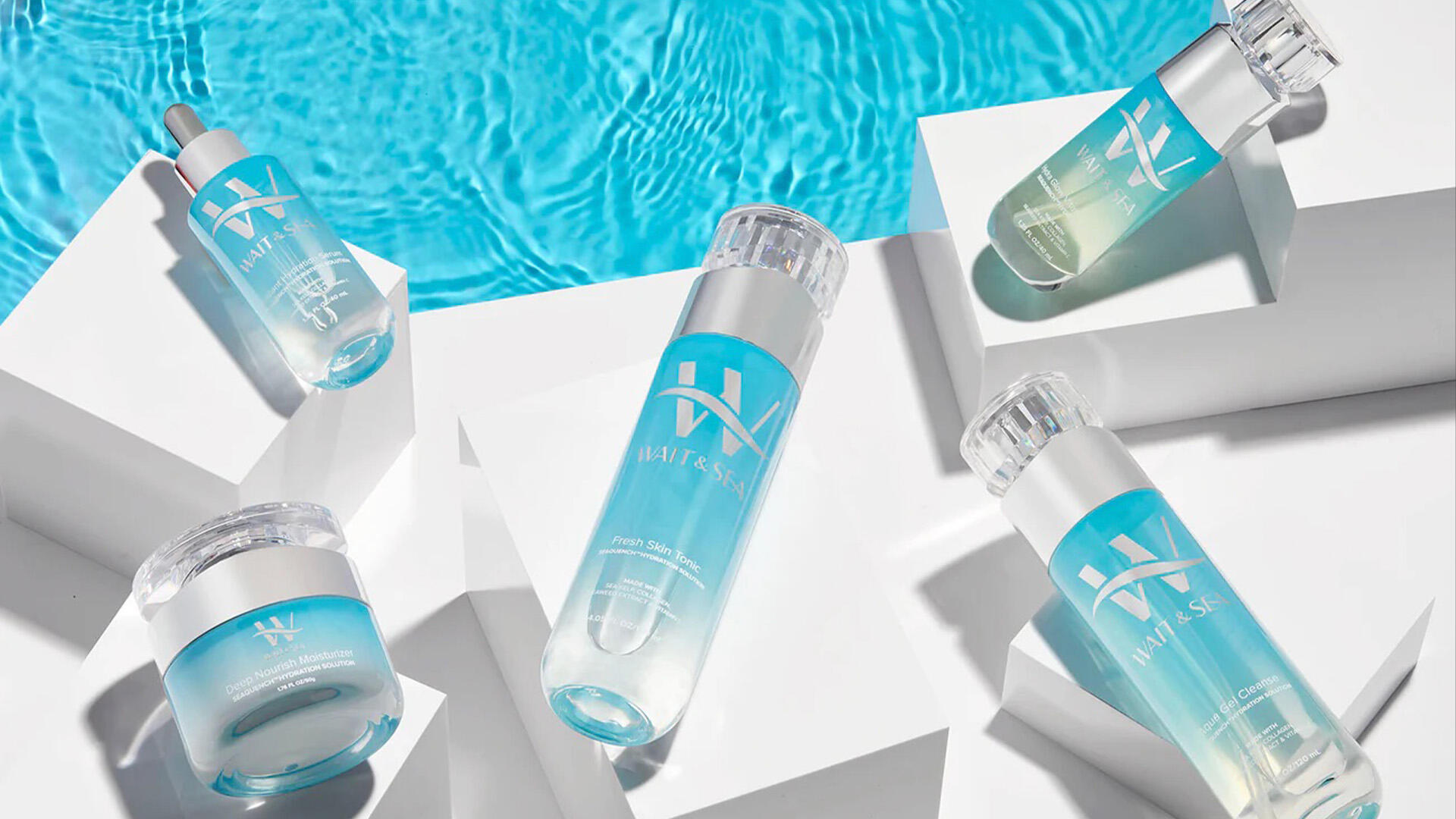 Client: Watch & Sea Beauty luxurious beauty and skincare launched in big-box retail chains.